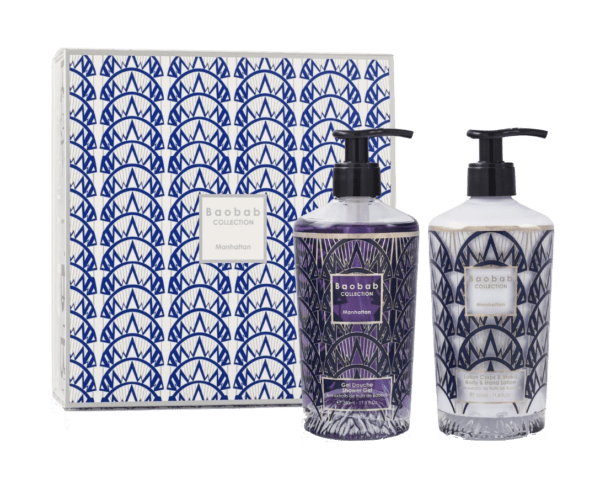 COFFRET BAOBAB - LOTION & GEL DOUCHE - MANHATTAN